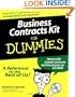 Business Contracts Kit for Dummies (With CD-ROM)