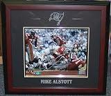 Mike Alstott Framed Autographed/Hand Signed Tampa Bay Buccaneers (SB Shot) 8x10 Photo