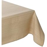 Bardwil Elements 52-inch By 70-inch Oblong Tablecloth, Straw by 