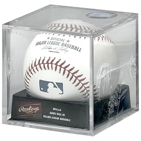 <b>Rawlings ROMLB Official Major League Baseball with Display Cube</b>