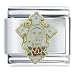Jewelry : Easter Cross Religious Italian Charms Bracelet Link