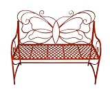 Red Butterfly Bench