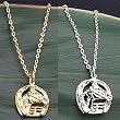 Exselle Horse Head in Horseshoe Necklace
