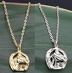 Exselle Horse Head in Horseshoe Pendant