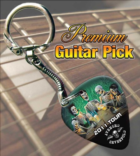 Avenged Sevenfold 2011 Tour Premium Guitar Pick Keyring