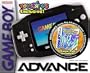 Black Game Boy Advance with Pokemon Crystal