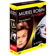 Coffret Muriel Robin 2 DVD : A l'Olympia, tout m'�nerve /  Au Z�nith, toute seule comme une grande