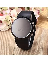 Youyoupifa Touch Screen Circular Pattern Day Date Silicone Sport LED Wrist Watch£¨Unisex£©