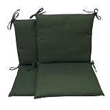 Outdoor Living : Green Diamond Cushions for Wrought Iron Patio Chairs - Medium (Set of 2)