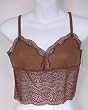 OnGossamer Mademoiselle Bralet .:6601 .:Free Returns from GigisCloset.com (Large, Brown)