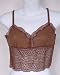 OnGossamer Mademoiselle Bralet .:6601 .:Free Returns from GigisCloset.com (Large, Brown)