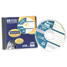 Hewlett Packard Cdr Recorder Media For Music Digital Audio Jewel Case Sgl Pk