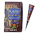 Nisha Black Henna Hair Color 10g with Free Kaveri Temporary Tattoo Natural Mehandi 6 Pcs
