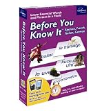 Before You Know It 4 in 1 (French, Italian, Spanish & German)