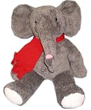 Eigenschaften Heunec 690974 / Heunec 690974 - Grosser Kuschelschlenkerelefant mit rotem Strickschal, 60 cm