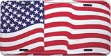 American Flag Patriotic Metal License Plate 6 x 12