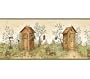 Garden Outhouse Wallpaper Border