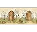His and Hers Outhouses Wall Border