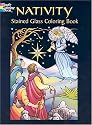 Nativity Stained Glass Colouring Book: Vol 1
