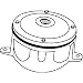 Hubbell Outdoor Lighting S-329-B Cast Round Box
