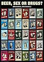 Empire 15945 Retro Spoofs - Beer Bier - Collage, Poster ca. 91,5 x 61 cm