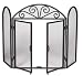 UniFlame 3 Fold Fireplace Screen with Doors