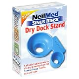 NeilMEd Sinus Rinse Dry Dock Stand, Assorted Colors (Pack of 6)