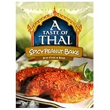 A Taste of Thai Spicy Thai Peanut Bake, 3.5-Ounce Packets (Pack of 12) by A Taste of Thai Cheap