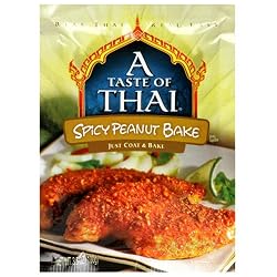A Taste of Thai Spicy Thai Peanut Bake, 3.5-Ounce Packets (Pack of 12)