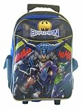 Batman Rolling Backpack - Boys Rolling School Bag