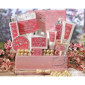 Cherry Blossom Spa Gift Basket for Her