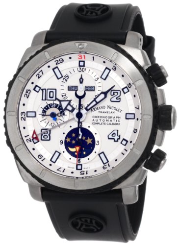 Armand Nicolet Men's T618A-AG-G9610 S05 Sporty Automatic Titanium Watch