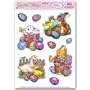 Easter Animal Clings Glass - Window Clings 12in. x 17in. Sheet Pkg/1