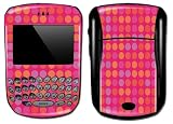 Pink Polka Dots Design Decal Protective Skin Sticker for Blackberry 7250