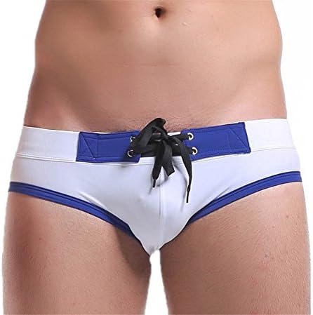 Autlet Men's Sexy Bikini Triangle Swimming Trunks Tether Underwear