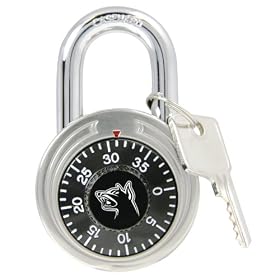 Black Dog 55154 Combination Padlock Keyed Control Keyed Alike, 1-7/8 Inch