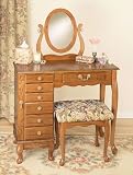 Nostalgic Oak Jewelry Armoire by Powell Company