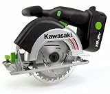 Kawasaki 840228 Black 19.2v Cordless Circular Saw with Laser Guide and Extra Battery