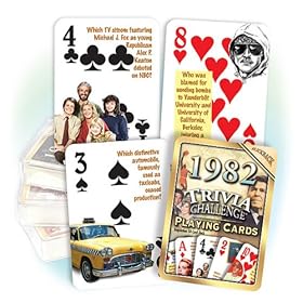  Flickback 1982 Trivia Playing Cards