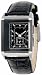 DKNY Stainless Steel Gents Black Dial & Black Leather Strap Watch