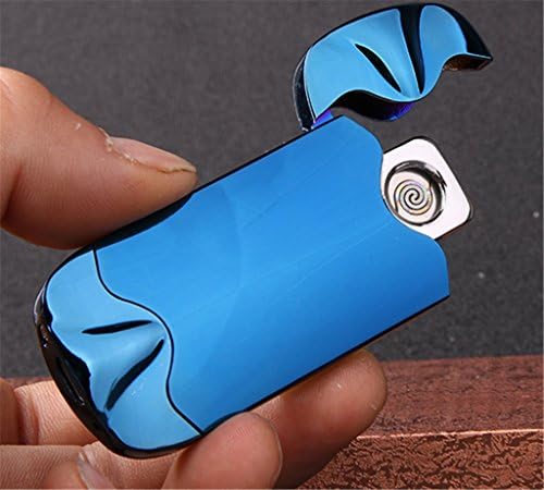 Electric Arc Lighter - Windproof Dual Arc Plasma Lighter - USB Rechargeable Dual Pulse Electronic Lighter - Flameless Plasma Beam Lighter
