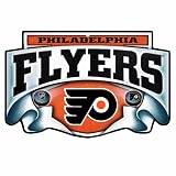 NHL Philadelphia Flyers 11-by-17 inch Scroll Wood Sign