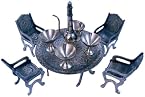 Unique Design Dining Table Chair Maharaja Set -196