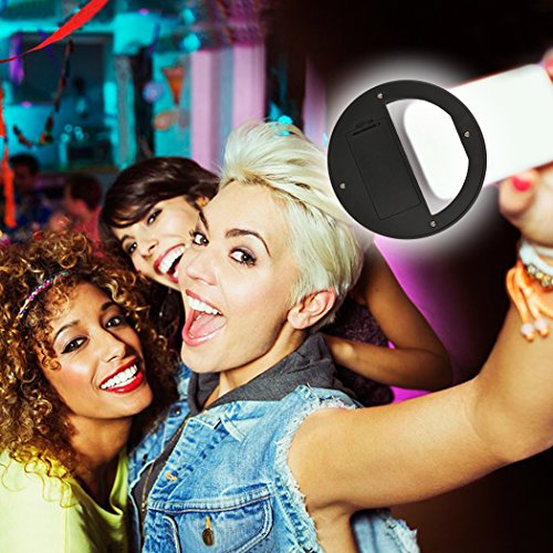 Ocathnon black selfie ring light for iphone 6s/6 plus/6…
