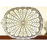 12 x 18 Portico Large Crystal Oval Serving Platter