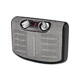 Twin Ceramic 1500W Heater w/Comfort Control Thermostat 6-5/8 x 11-1/4 x 8-3/8
