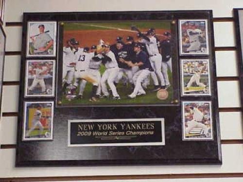 2009 New York Yankees World Series 6 Card Collector Plaque