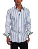 Robert Graham Men's The Wright One Shirt, Blue, Small