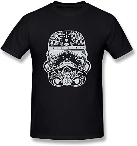 Jahei Custom Star Wars Ornate Stormtrooper Men's Tee 100% Cotton Black M