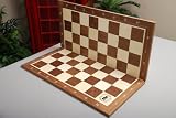House of Staunton Folding Walnut Tournament Chessboard - 2.25 inch